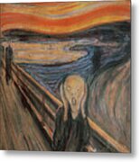 The Scream Metal Print