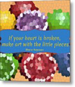 252- Heart Art Metal Print