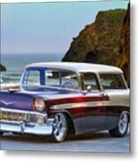 1956 Chevrolet Nomad Wagon Metal Print