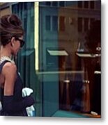 Audrey Hepburn @ Breakfast At Tiffanys #3 Metal Print