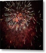 Fireworks Finland 100 Years #3 Metal Print