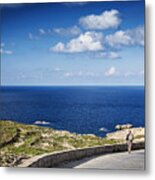 Fort And Coast View Of Gozo Island In Malta #3 Metal Print