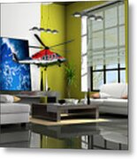 Helicopter Art #3 Metal Print