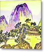 House In Mountains #4 Metal Print