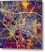 Iowa City Map #3 Metal Print