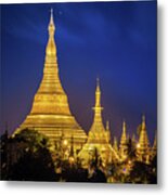 Shwedagon Pagoda  #3 Metal Print