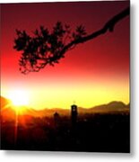 Sunset In Tuscany #3 Metal Print