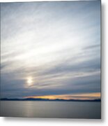 Sunset Over Alaska Fjords On A Cruise Trip Near Ketchikan #30 Metal Print