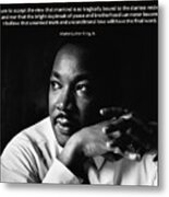 39- Martin Luther King Jr. Metal Print