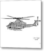 Bell Helicopter Uh-1y Venom #3 Metal Print