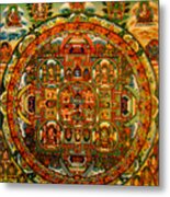 Buddhist Painting Metal Print