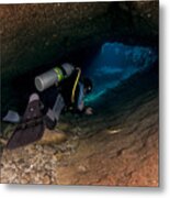 Mediterranean Sea Caves #4 Metal Print