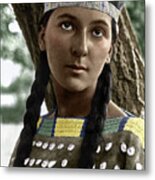 Sioux Woman, C1907 #4 Metal Print