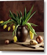 Still Life With Tulips #4 Metal Print