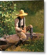 The Whittling Boy #4 Metal Print