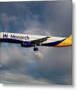 Monarch Airbus A321-231 #41 Metal Print