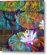 Jeweled Water Lilies #45 Metal Print