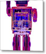 4n0d3 X-ray Robot Art No. 2 Metal Print