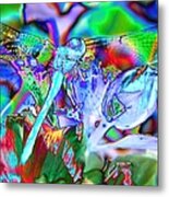 Abstract Dragonfly #5 Metal Print