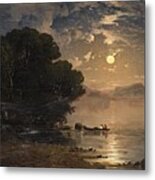 Evening Landscape With A Lake #5 Metal Print