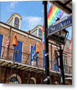 French Quarter Cityscape #5 Metal Print