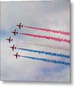 Red Arrows #5 Metal Print