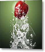 Apple Splash #4 Metal Print