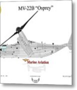 Bell Boeing Mv-22b Osprey #8 Metal Print