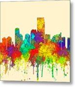 Jersey City New Jersey Skyline #6 Metal Print