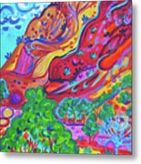 Taos Gorge Peak Metal Print