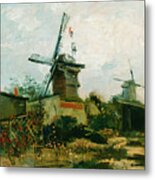 Windmills On Montmartre #6 Metal Print