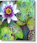 Jeweled Water Lilies #60 Metal Print