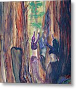 Forest Dancers Metal Print