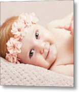 Newborn Fine Portrait #7 Metal Print