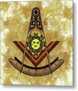 Freemason, Masonic, Symbols #9 Metal Print