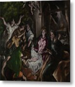 The Adoration Of The Shepherds Metal Print