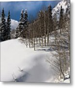 Wasatch Mountains In Winter #9 Metal Print