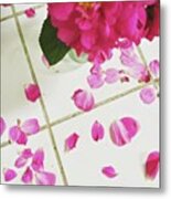 A Beautiful Mess. 
#summer #roses Metal Print