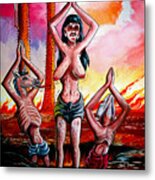 A Buddhist Depiction Of Hell Metal Print
