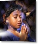 A Child's Prayer Metal Print