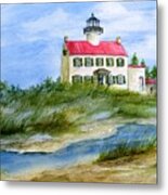 A Clear Day At East Point Lighthouse Metal Print