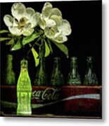 A Coke And Magnolia Still Life Metal Print