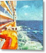 A Day At Sea In The Baltic Metal Print