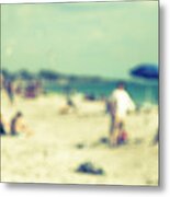 A Day At The Beach I Metal Print