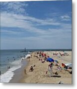 A Day At The Beach Metal Print