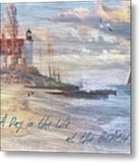 A Day In The Life At The Beach Metal Print