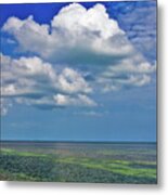 A Few Clouds In Keywest Metal Print