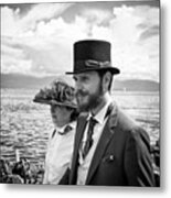 A Gentleman And His Lady, Rolle Metal Print