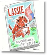 A Lassie Classic Metal Print