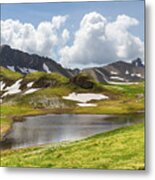 A Little Lake In The Queyras - French Alps Metal Print
